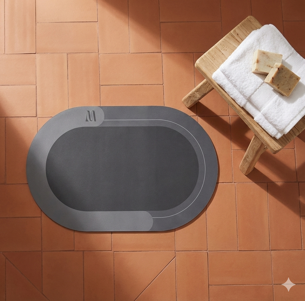 Tapis de bain O-Sec™ - Absorption instantanée